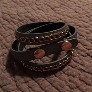 Rose Gold chain wrap bracelet by premier jewelry